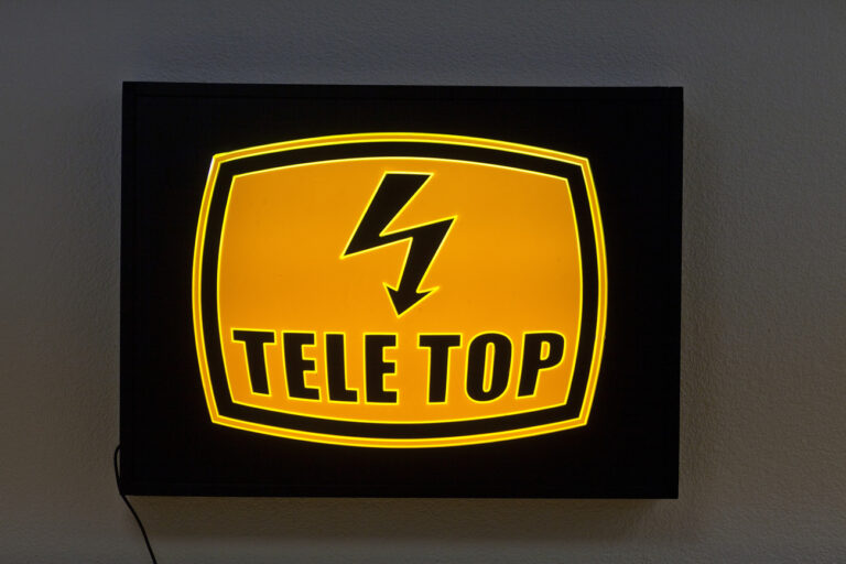 Das Logo von Tele Top, aufgenommen am 9. Februar 2012 in Winterthur. (KEYSTONE/Gaetan Bally)