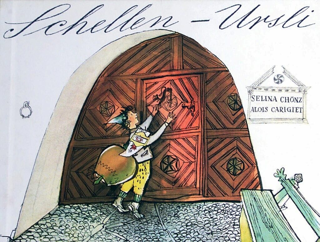 Einband des von Alois Carigiet illustrierten und Selina Choenz getexteten Kinderbuchs 'Schellen-Ursli', aufgenommen am Donnerstag, 17. Februar 2000. (KEYSTONE/Str)