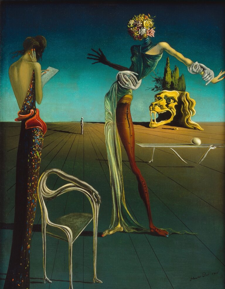 (Salvador Dalí - Femme à tête de roses, 1935/Kunsthaus Zürich, 1957/© Salvador Dalí,
Fundació Gala-Salvador Dalí/2024, ProLitteris, Zurich für Werke von Dalí Salvador)