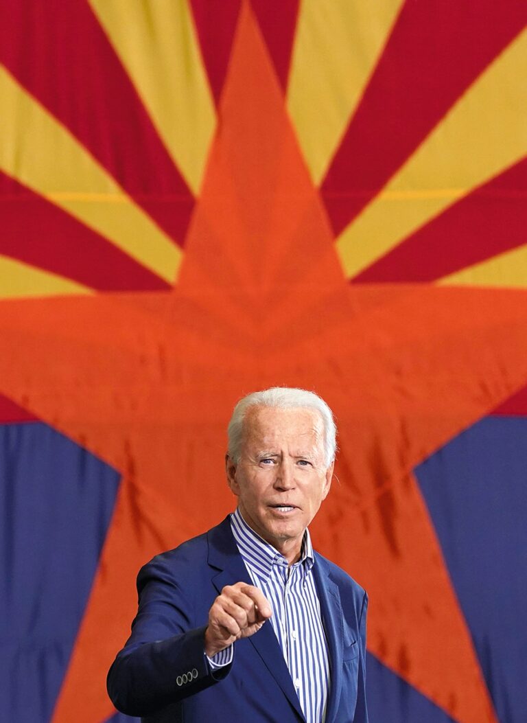 U.S. Democratic presidential candidate Joe Biden campaigns in Phoenix, Arizona