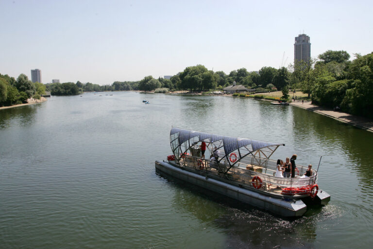 the United Kingdom's biggest solar powered boat 