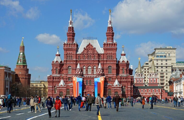 Staatliches Historisches Museum, Roter Platz, Moskau, Russland. State Historical Museum, Red Square, Moscow, Russia. (KEYSTONE/imageBROKER/Uwe Kazmaier)