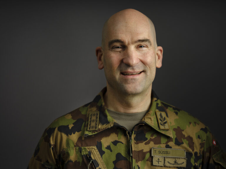 Thomas Suessli, Chef der Schweizer Armee, portraitiert am 6. Mai 2020 in Bern. (KEYSTONE/Christian Beutler)