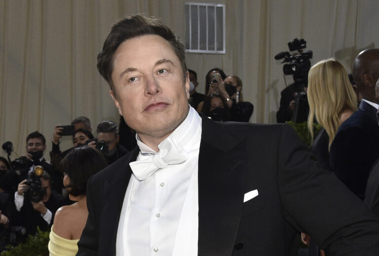 Elon Musk attends The Metropolitan Museum of Art's Costume Institute benefit gala celebrating the opening of the 