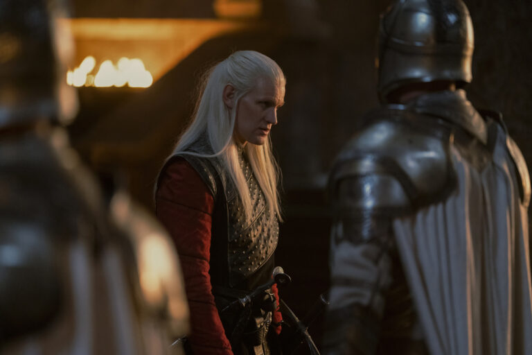 This image released by HBO Max shows Matt Smith as Prince Daemon Targaryen in a scene from 