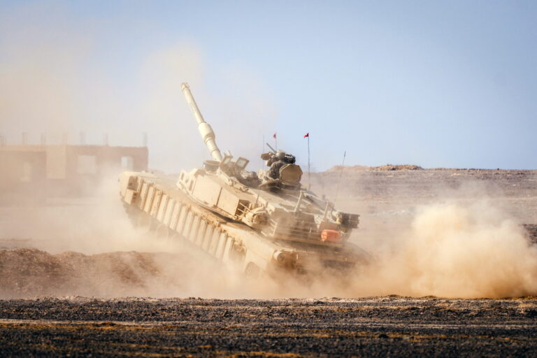 epa10429126 A handout photo made available by the US Central Command (CENTCOM) Public Affairs via the Defense Visual Information Distribution Service (DVIDS) shows U.S. Army Soldiers from Badger Troop, 3rd Battalion, 116th Cavalry Regiment, conduct a training exercise using an M1 Abrams tank during Exercise Eager Lion in Jordan, 08 September 2022 (issued 25 March 2023). The US are to send some 31 of their M1 Abrams tanks to the Ukraine, US President Biden announced on 25 January 2023. The annnouncement comes the same day Germany cleared the way for deliveries of German-made Leopard 2 tanks to the Ukraine. Russian troops entered Ukraine territory on 24 February 2022, starting an armed conflict that has provoked destruction and a humanitarian crisis. EPA/Sgt. Anthony Prater/DVIDS / HANDOUT HANDOUT EDITORIAL USE ONLY/NO SALES