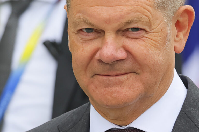 German Chancellor Olaf Scholz looks on, on the day of the opening ceremony of the Summit on Peace in Ukraine at the Buergenstock Resort in Stansstad near Lucerne, Switzerland, June 15, 2024. REUTERS/Denis Balibouse/Pool