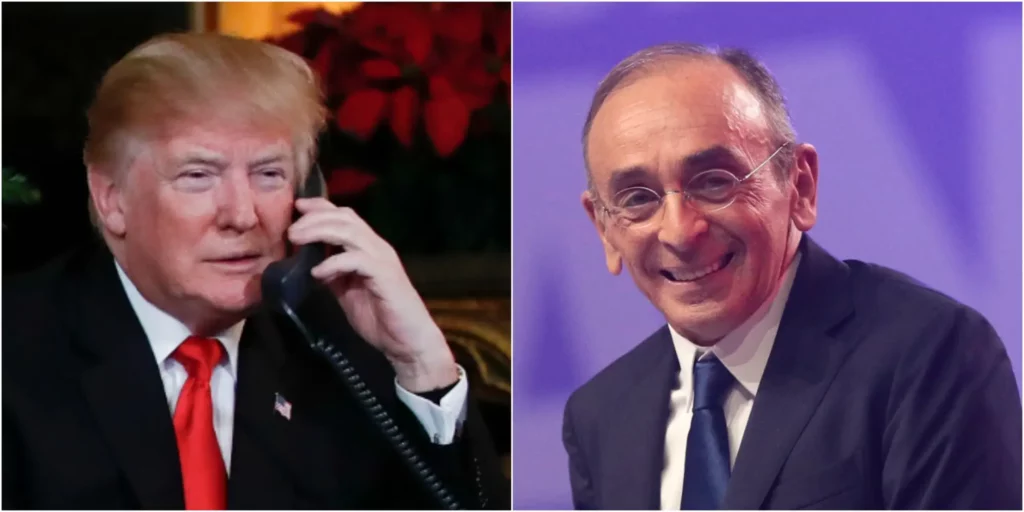 Frankreichs Präsidentschafts-Kandidat Eric Zemmour telefoniert mit Donald Trump. Werden ihm die Ratschläge des Ex-US-Präsidenten zum Sieg verhelfen? Das Rennen wird eng