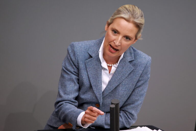 AfD-Chefin Alice Weidel: «Herr Merz, geben Sie es auf, Kanzler werden zu wollen!»