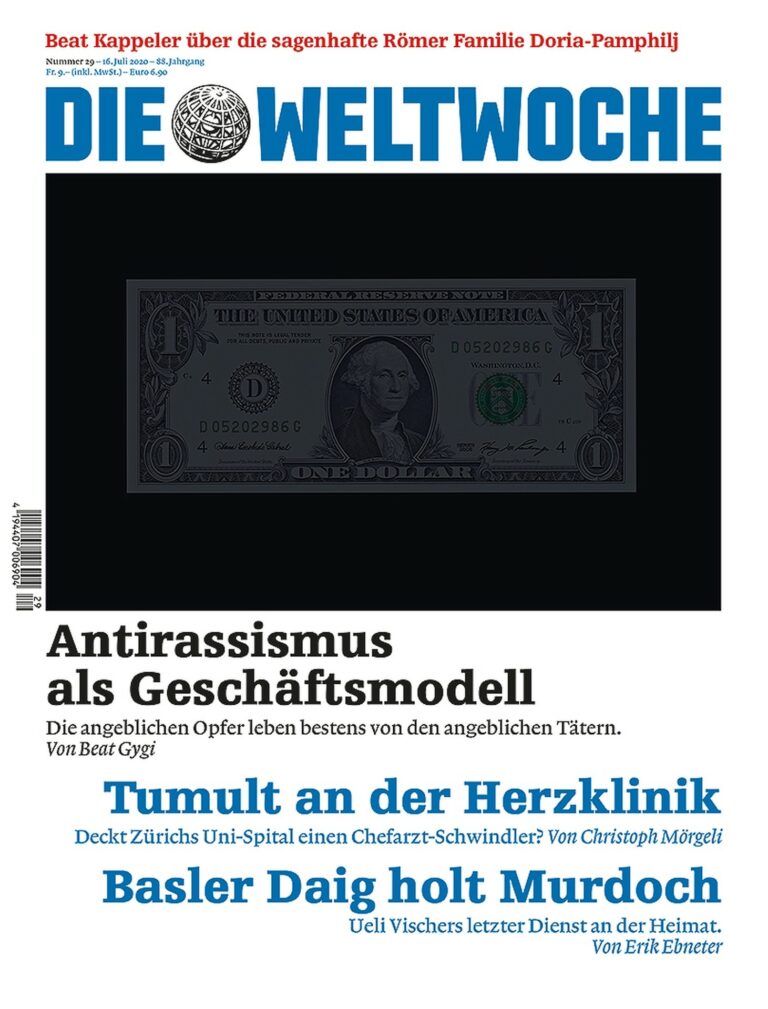 Bild: Cover Weltwoche Nr.29/20