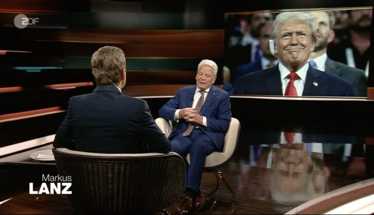 Joachim Gauck bei Markus Lanz, 23. Juli 2024 (ZDF)