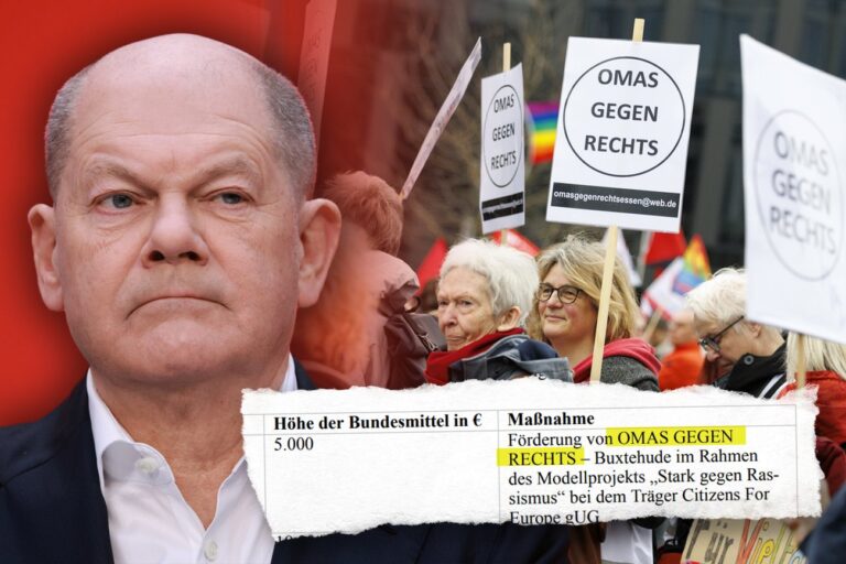 Olaf Scholz liebt «Omas gegen rechts»: Das Kanzleramt hat für die NGO höchstpersönlich die Schatulle aufgemacht