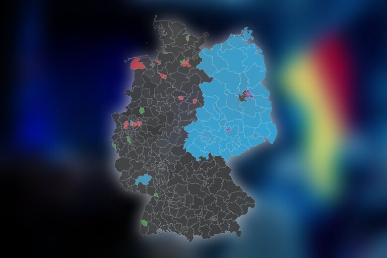 Der Osten ist blau, der Westen schwarz: Diese Wahl ist auch ein Aufstand der Ostdeutschen für die Demokratie