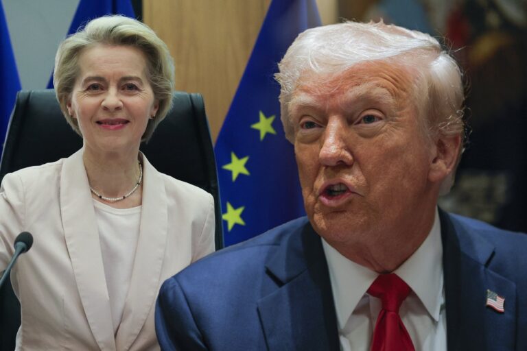 Ursula von der Leyen hält sich und die EU für einen Player auf der Weltbühne. Donald Trump sieht das anders