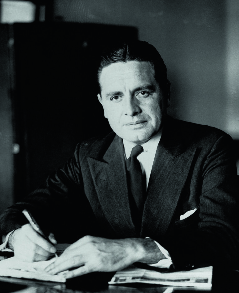 Harry J. Anslinger, commissioner of the Treasury Department's Federal Bureau of Narcotics, poses for a photo on September 24, 1930. Anslinger, who is 38-years-old, came to the Treasury Dept. from the State Dept., where he had been clerk of Legation, a vice consul and consul serving at various stations including the Hague, Hamburg, Germany, La Giaira, Venezuela and Nassau and Bahama Islands. (AP Photo)