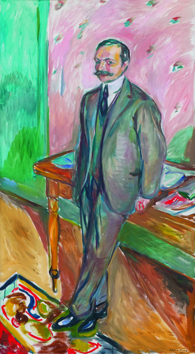 R03W8R Portrait of Dr. Wilhelm Wartmann, Edvard Munch, 1923, Zurich Kunsthaus, Zurich, Switzerland, Europe
