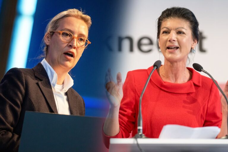 Wagenknecht über Weidel: AfD-Chefin vertritt «keine rechtsextremen Positionen»