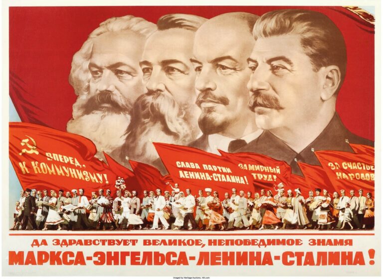 Bild: Russisches Propaganda-Plakat von 1953 (PVDE)