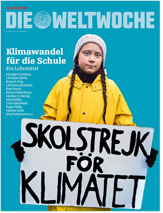 Bild: Cover Weltwoche Klima Sonderheft; Illustration: Miroslav Barták